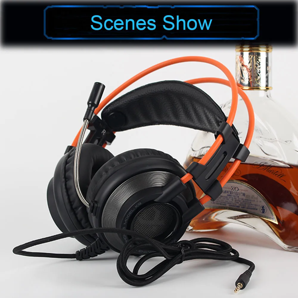 XIBERIA K9 Casque PS4 Headset with Mic Stereo Gaming Headphones for Cell Phone New Xbox One Laptop PC (9)