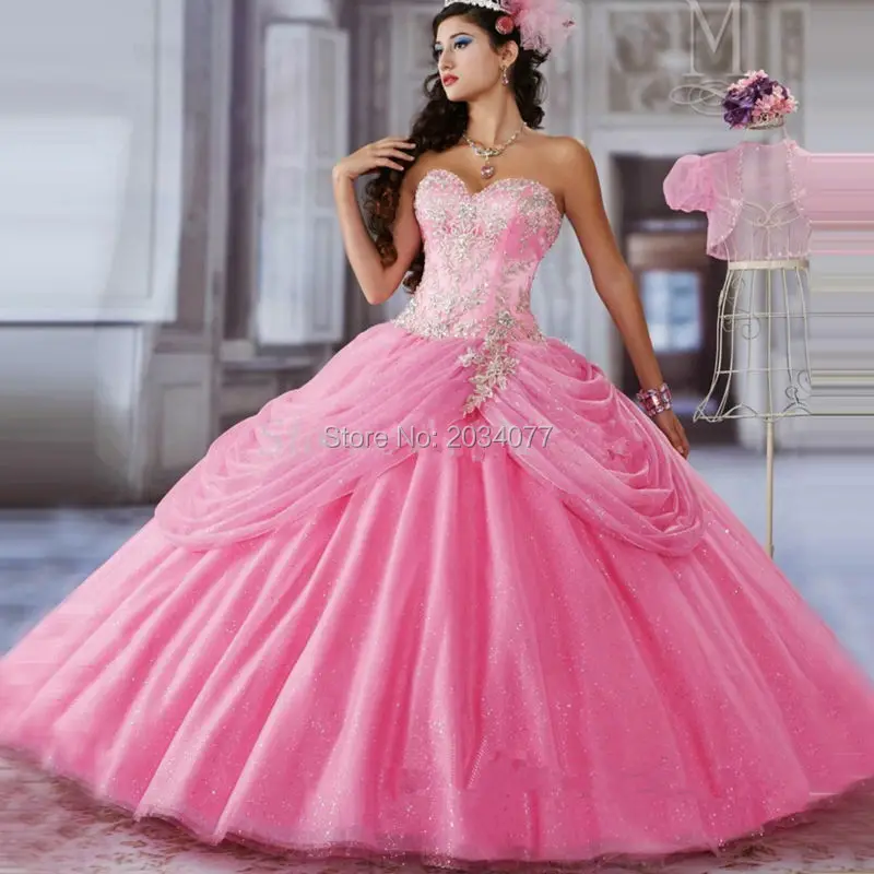 pink dress for debut