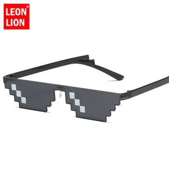 

LeonLion New Quadratic Element Sunglasses Women Mosaic Luxury Man/Women Sun Glasses Vintage Classic Outdoor Gafas De Sol Mujer