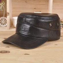 Модная дизайнерская мужская бейсбольная Кепка из натуральной кожи, женские бейсбольные кепки, сохраняющие тепло, повседневная Зимняя кепка, s коричневая Кепка из овчины, B-7240