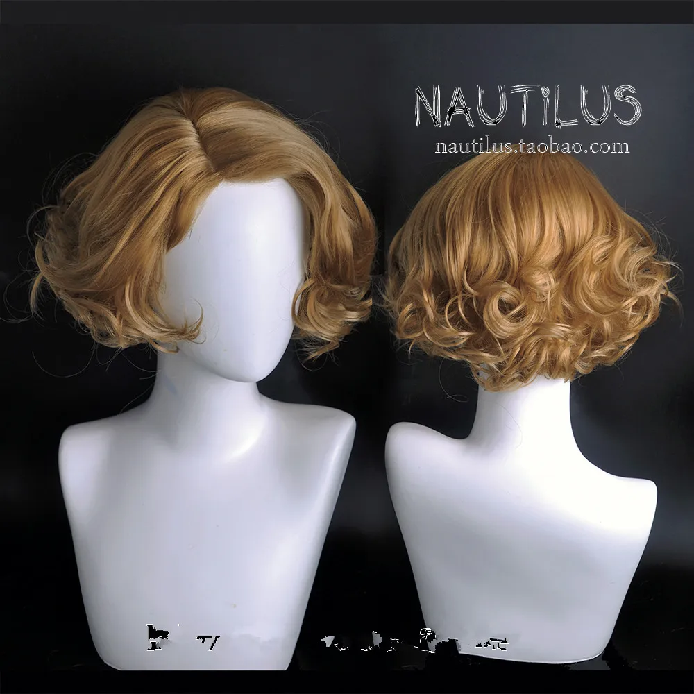 

Fantastic Beasts and Where to Find Them Queenie Goldstein Wig Short Wavy Golden Wig Queenie Role Play blonde Hair Costumes
