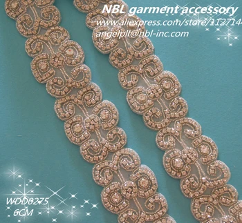 crystal bridal rhinestone beaded applique trim for wedding dress sash DIY iron on WDD0275 crystal bridal rhinestone beaded applique trim for wedding dress sash DIY iron on WDD0275