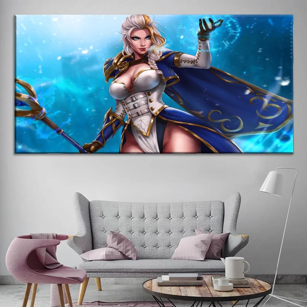 Jaina-Proudmoore-World-of-Warcraft-Battle-Painting-On-Canvas-Print-Type-And-On-The-Wall-Decor (2)