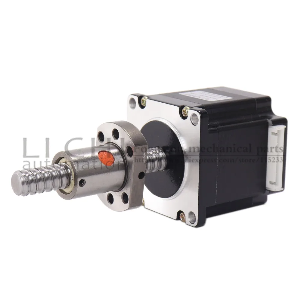 Nema 23 шаговый двигатель 2 фазы 56 мм 126N. См 23hs5628 с sfu1204 sfu1605 sfu1610 шариковый винт для CNC 3D