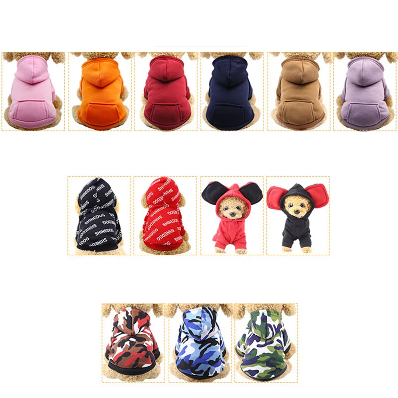 

Pet Dog Clothes For Small Dogs Clothing Warm Clothing for Dogs Coat Puppy Pet Clothes for Large Dog Multiple Sizes Colour