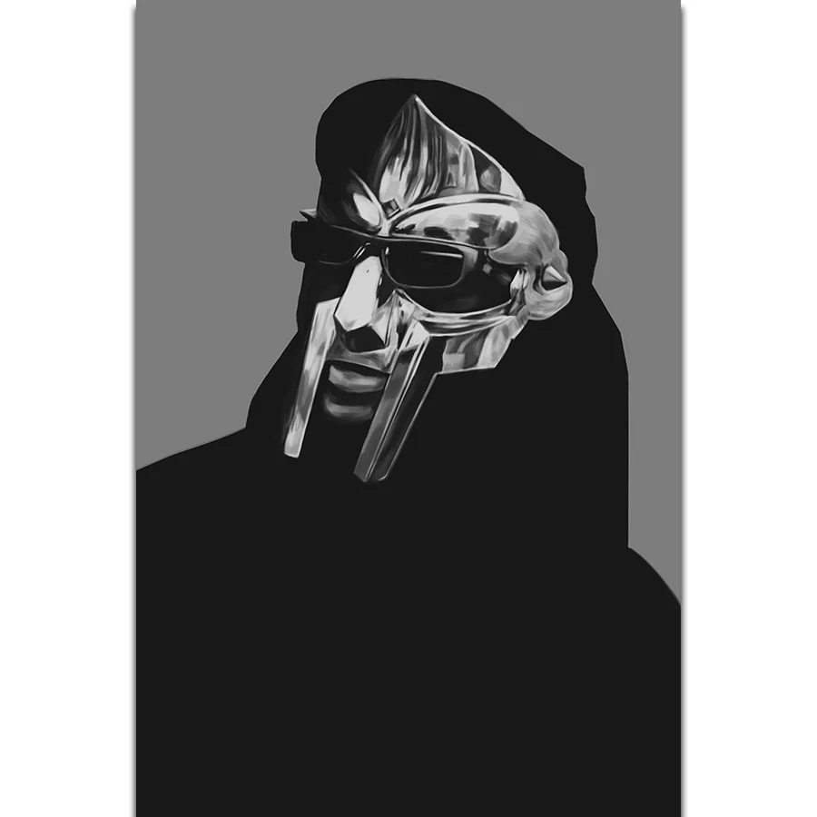 

S1994 MF Doom Hip Hop Rap Music Rapper Singer Star Wall Art Painting Print On Silk Canvas Poster Home Decor
