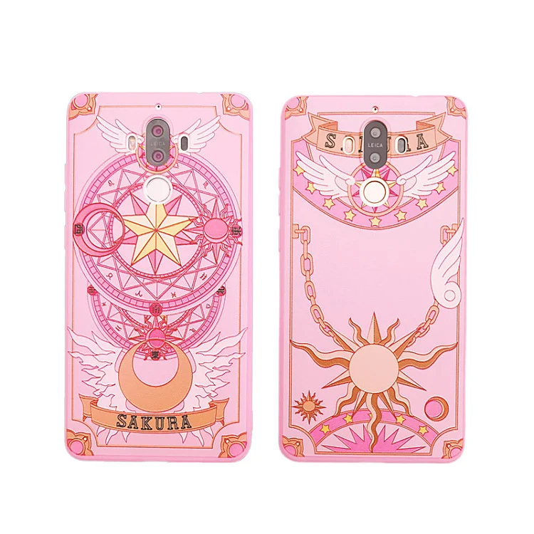 Чехол для huawei Mate10 /plus Cardcaptor Sakura + Передняя защитная пленка из закаленного стекла