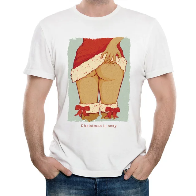 sexy funny christmas tees Closeup orgasm contraction