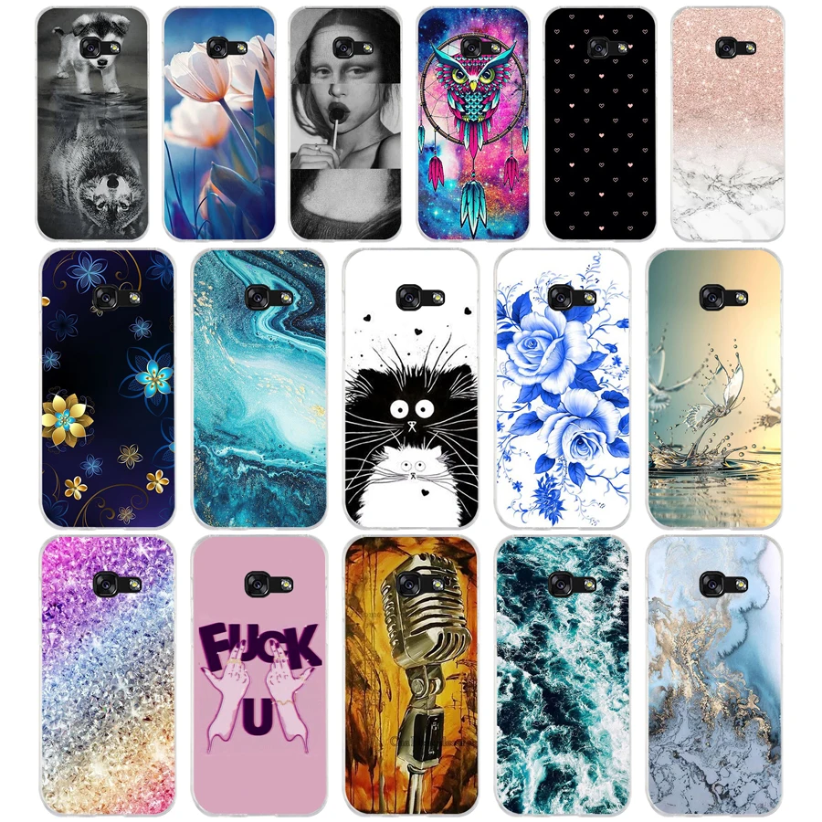 O For Samsung A5 2017 Case Soft Silicone Phone for Galaxy SM-A520F Cover Fundas | Мобильные телефоны и аксессуары