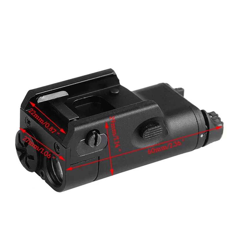 Pistola de Luz Mount para Airsoft Tático ao ar Lanterna Lumens Arma se Encaixa Rl8-0017 20mm Rail Caça Livre Xc1 200 8 XC1 Lanterna 200 Lumens Arma Pistola de