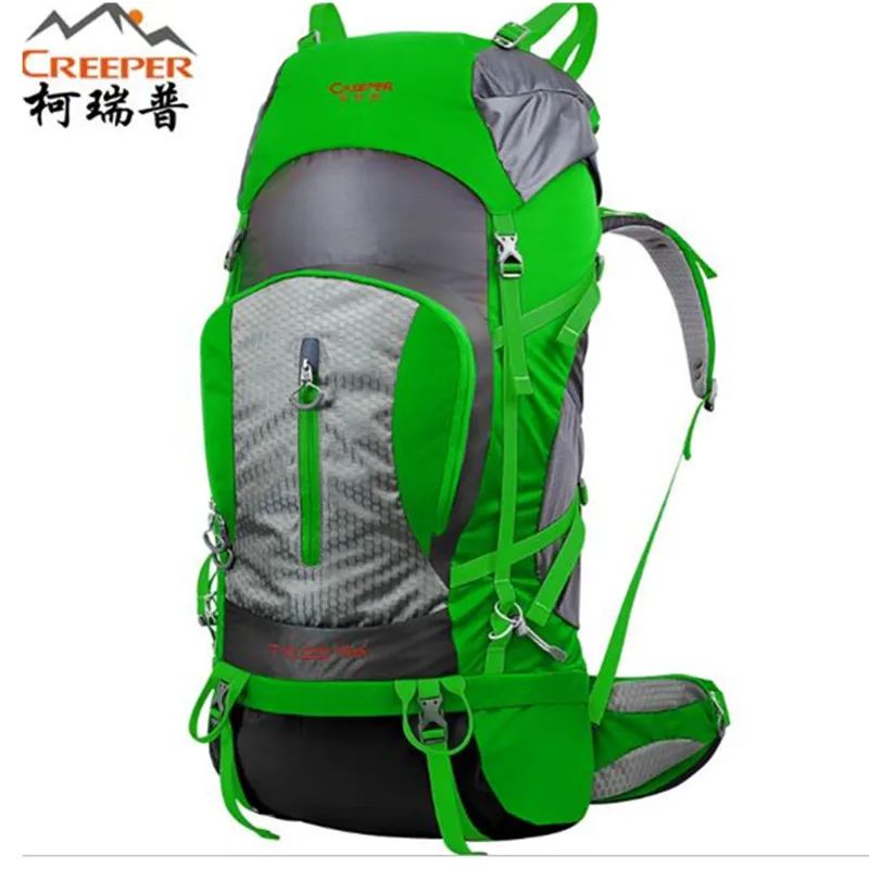 

Creeper Camping Backpack 80L Large Outdoor 2017 Waterproof Unisex Nylon Travel Bags Rucksack Hiking Climbing Backpacks Sport bag