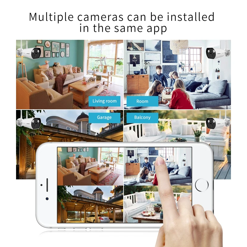  Lenovo Ip Della Macchina Fotografica Wifi1080P Hd Impermeabile Interna Ed Esterna Della Macchina Fo