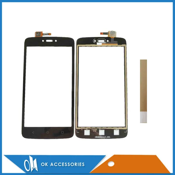 

5.0 Inch For Motorola Moto C XT1750 XT1755 XT1754 Touch Screen Glass Digitizer Black Color With Tools Tape