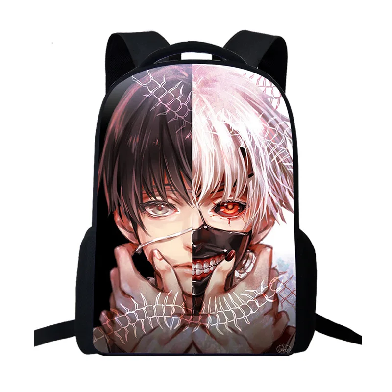 Рюкзак с аниме «Токийский Гуль», женский и мужской рюкзак для путешествий, рюкзак для ноутбука, детский школьный рюкзак, крутая школьная сумка для подростков, мальчиков и девочек