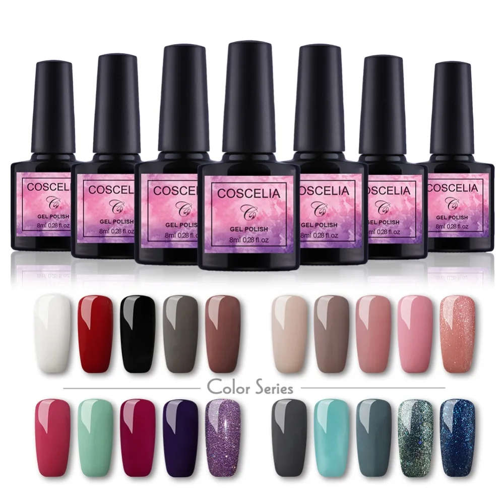 Koop 20 stks partij UV Gel Nagellak Set 8 ml Manicure Soak Off UV Gel Lak UV Gel Kleur Polish Alle voor Manicure Pedicure Nail Gereedschap