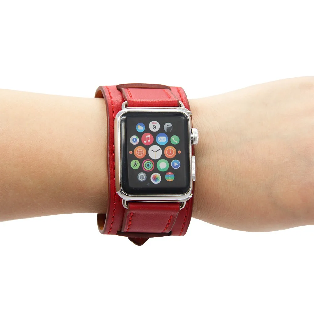 Apple Watch Cuff bracelet Red 2