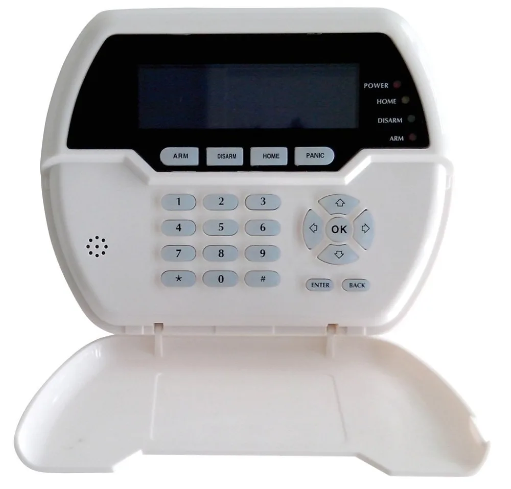 Vente 12 v DC Filaire clavier pour FC 7688 TCP IP GSM GPRS Système D alarme PSTG Système D alarme avec filaire zone