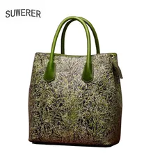 Сумка из натуральной кожи Новая роскошная тисненая сумка модная сумка через плечо женские сумки