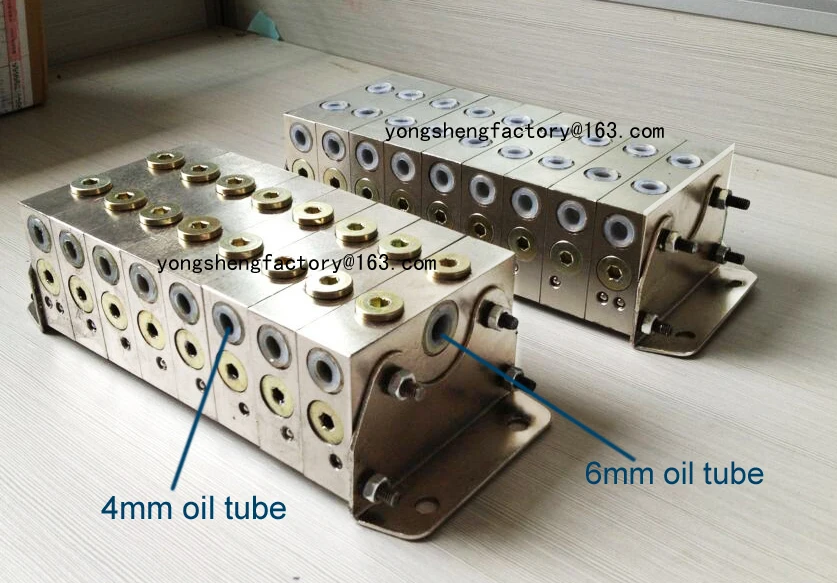 Прогрессивный питатель сопротивление блока смазки распределитель смазки сепаратор клапан 0.16cc/cyc 18 выход JPQ-2000-18