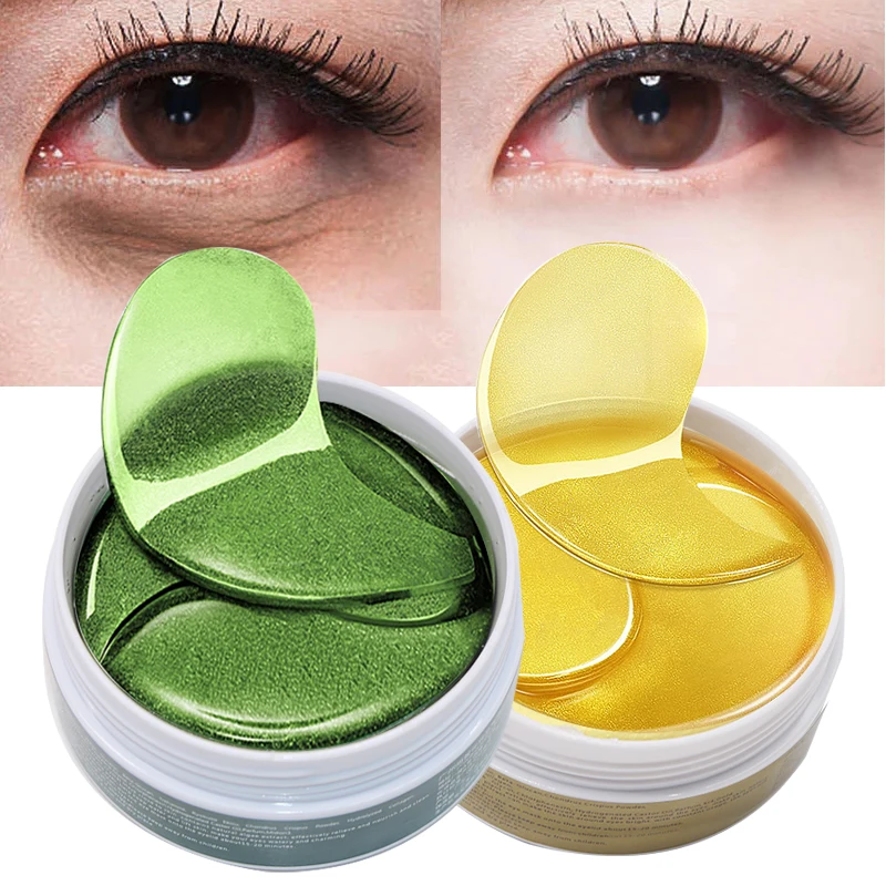 60pcs Collagen Crystal Eye Mask Gel Eye Patches Eye Care Sleep Masks