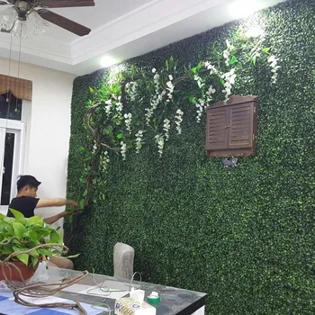 

60 X 40cm Artificial plastic boxwood Grass mat Milan Grass for garden,home ,Store,wedding decoration Artificial Plants