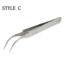 1 шт. Пинцет из нержавеющей стали инструменты для технического обслуживания промышленные прецизионные изогнутые прямые пинцеты Инструменты для ремонта ручные инструменты