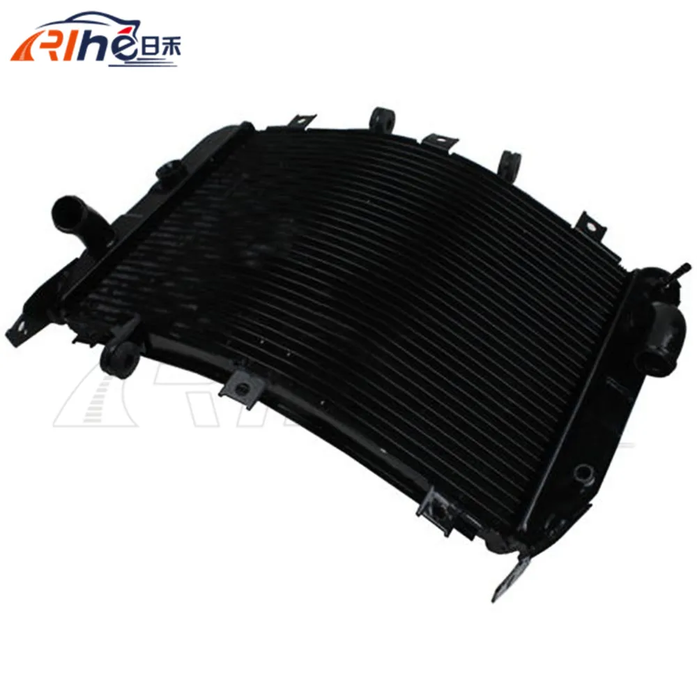 

new wholesale motorcycle radiator cooler aluminum motorbike radiator black color For KAWASAKI NINJA ZX-6R ZX636 2003-2004