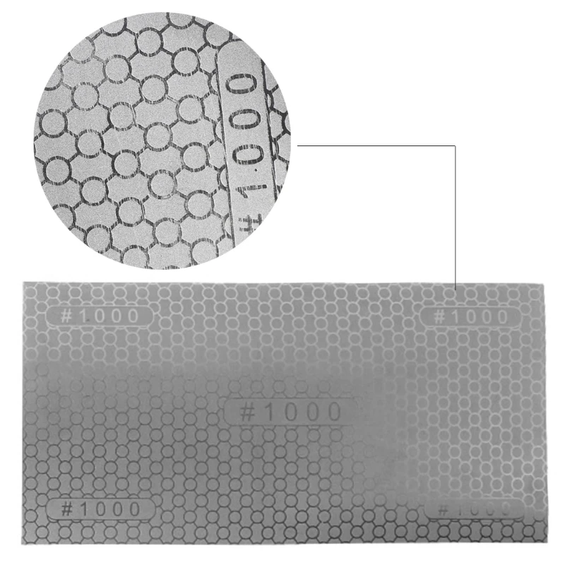 200x100mm Алмазное покрытие для пчелиных сот Сменные шлифовальные диски Грит 150/240/400/1000