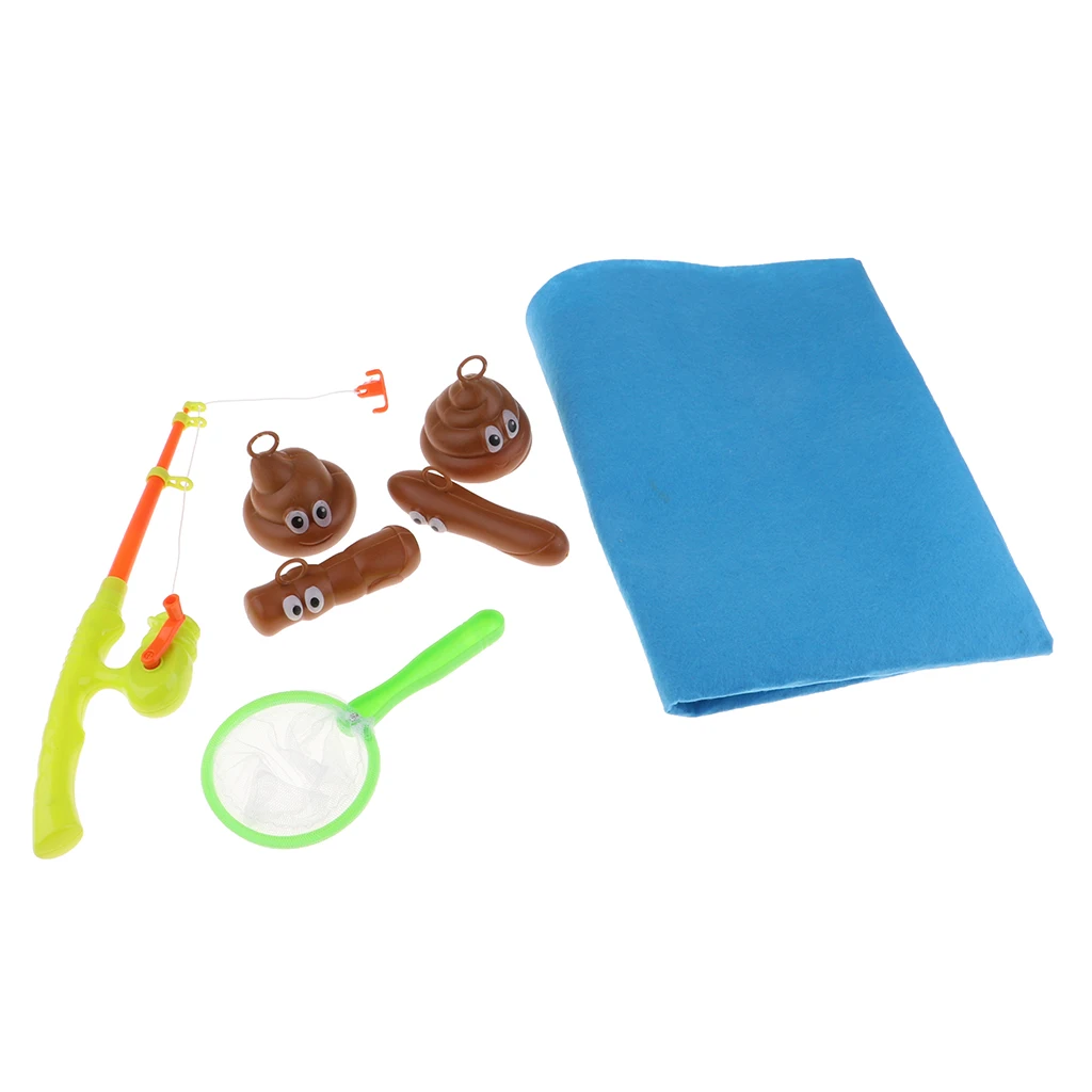 Kids Fishing Fun Poop Games Pretend Play Educational Toys Toys Gifts Fishing Game Toys