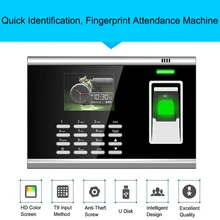 Биометрическая система учёта времени отпечатков пальцев TCP/IP отпечаток пальца USB контроль доступа часы рекордер офисное устройство сотрудников