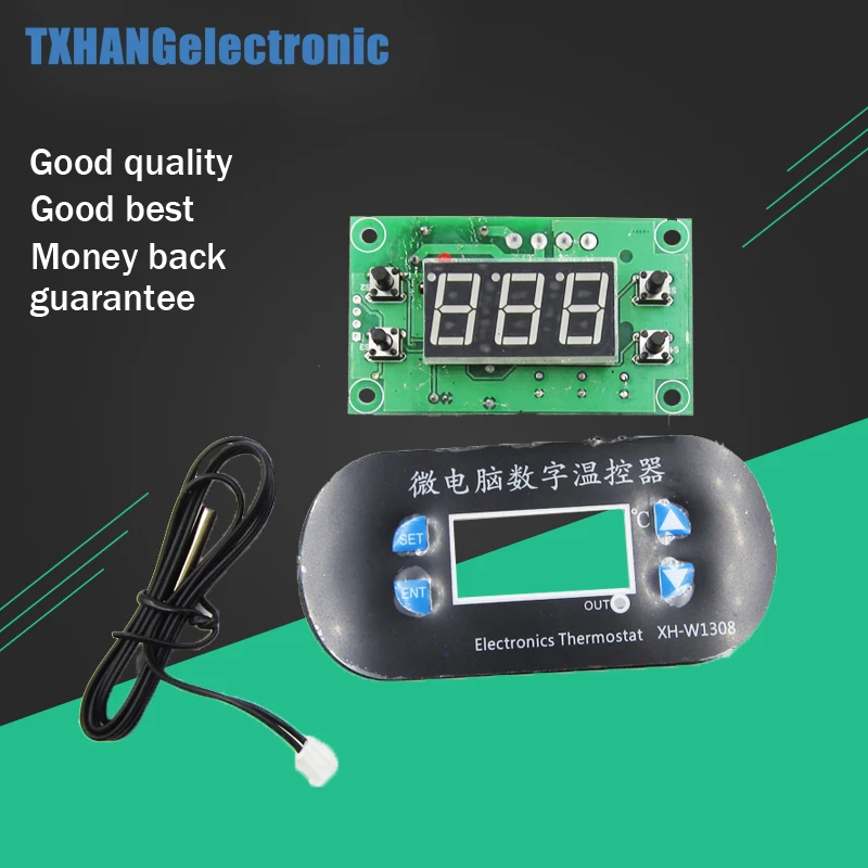 

DC 12V Digital LED Heat Thermostat Temperature Controller Sensor -50-120