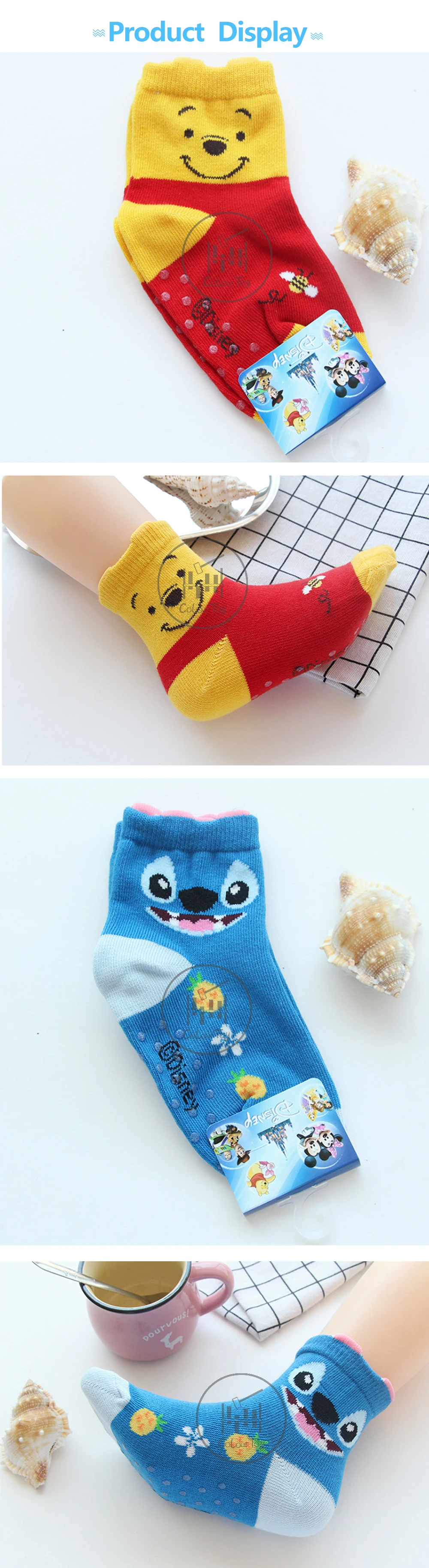 Детские короткие носки для мальчиков и девочек с принтом «Дисней» хлопковые теплые носки для малышей на осень и зиму, дышащие детские спортивные носки с Микки и Минни, год