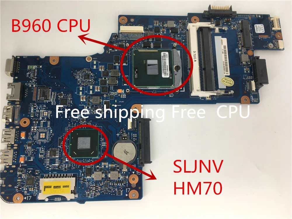 Новая материнская плата H000050780 для ноутбука Toshiba Satellite C850 C855 L850 L855 C850-1HE C SJTNV HM70 DDR3