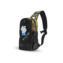 Портативная многофункциональная Рыболовная Сумка 34*20*11 см сумка для ловли карпа холщовая Рыболовная катушка для приманки сумка на плечо поясной рюкзак