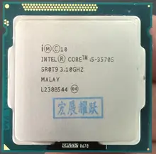 Intel Core i5-3570S I5 3570 S процессор кабельный адаптор Процессор (6 м Кэш, 3,1 ГГц) LGA1155 Настольный Процессор Quad-Core Процессор