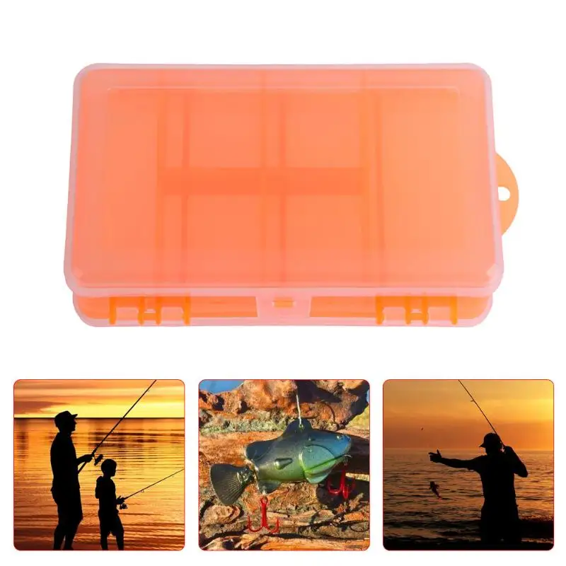 

Double Sided Ten Compartment PVC Plastic Box Wooden Shrimp Box Fishing Bait Box Plastic Fishing Lure Tool Tackle Boxes New