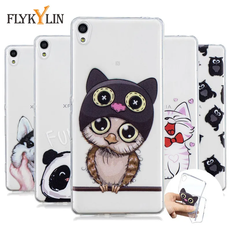 

For Sony Xperia XA XA1 XA2 Cover 3D Cute For Sony XA1 XA2 Ultra Cartoon Owl Case Soft TPU Coque For Sony XA1 Plus Phone Cases