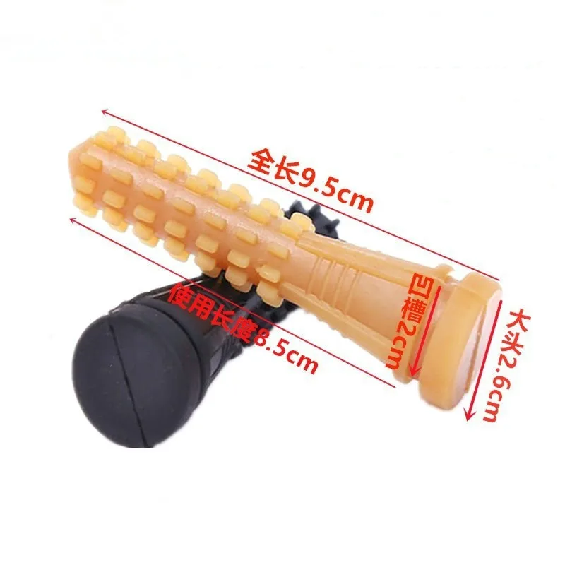 50 pcs 9.5 cm Poultry Plucking Fingers Hair Removal Machine Glue Stick Chicken Plucker Beef tendon material corn rod 50 pcs 9.5 cm Poultry Plucking Fingers Hair Removal Machine Glue Stick Chicken Plucker Beef tendon material corn rod