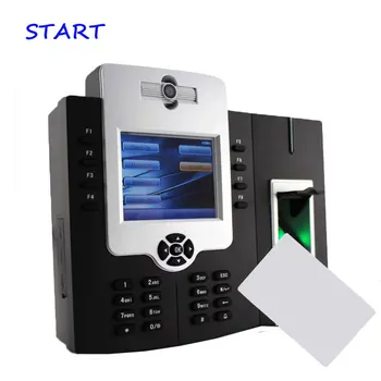 

ZK ICLOCK880-H Fingerprint Time Attendance And Access Control With 125KHZ RFID Card Reader And Camera And Backup Battery
