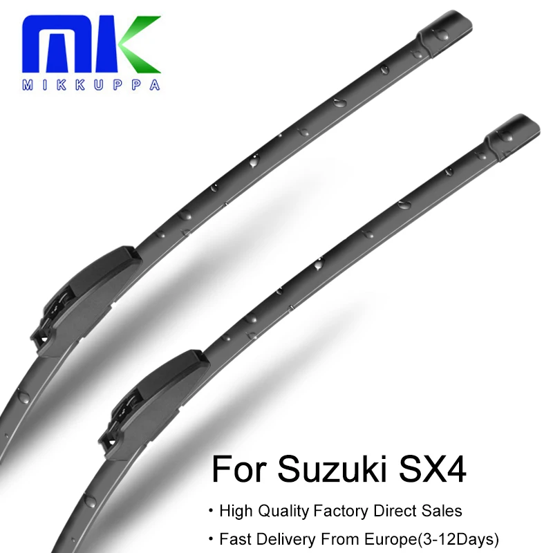 MIKKUPPA Front & Rear Wiper Blades For Suzuki SX4 Hatchback 2006 2018
