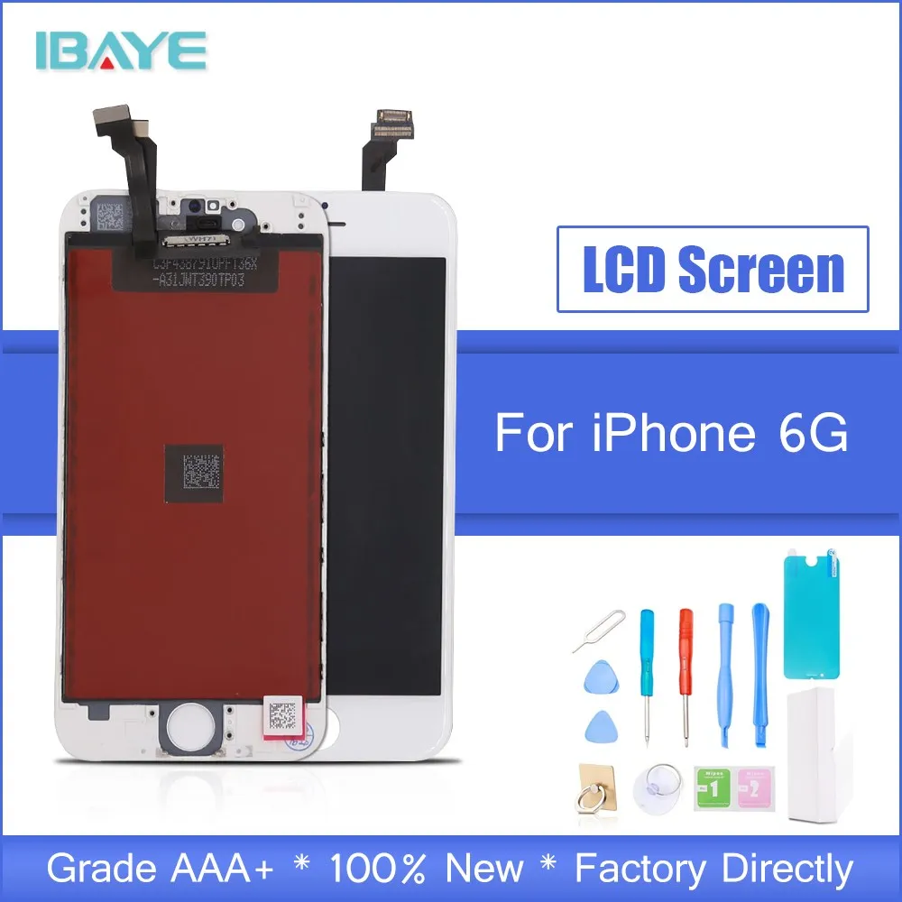 

AAA Quality Display For iPhone 6 LCD Display Touch Screen display for iphone6 4.7 lcd Digitizer Assembly Black + Tools