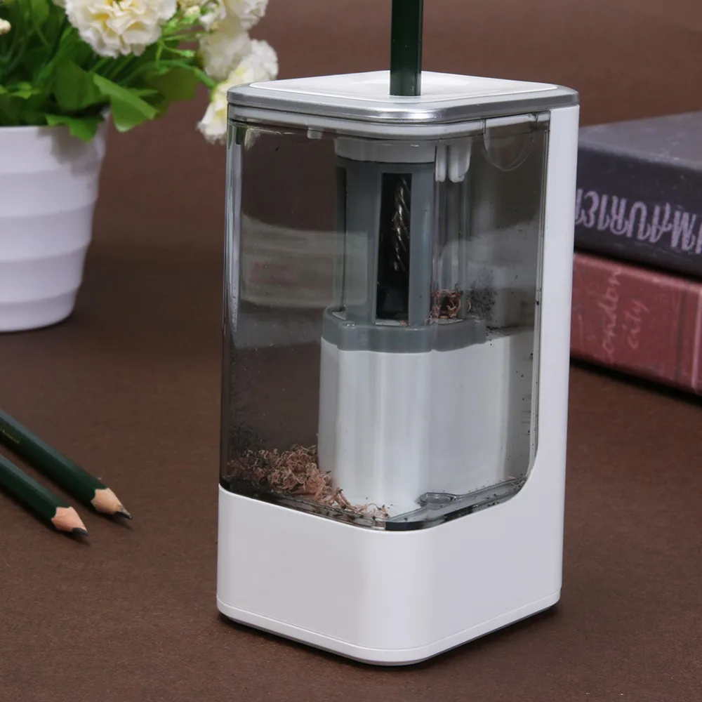 

VODOOL School Kid Electric Pencil Sharpener Automatic Pencil Sharpener with Plug Office Student School Stationery Supplies Gifts