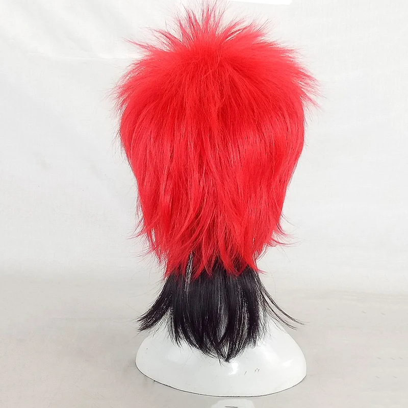 Crespo em Camadas Perucas de Fibra de Alta Hairjoy Masculino Peruca Cabelo Comprimento Médio Homem Cosplay Temperatura Sintética 7 Cores Disponíveis 24 Peruca sintética