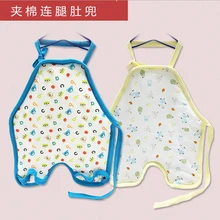 Y324 новинка горячая даже Детский фартук ножки малыша осенний и зимний утепленный стеганый нагрудник фартук шеф-живот защита грудной протектор