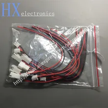 100 пара/лот XH2.54 2,54 воздуха стыковочный терминал 150 мм 2pin мужской родитель штепсельной вилки