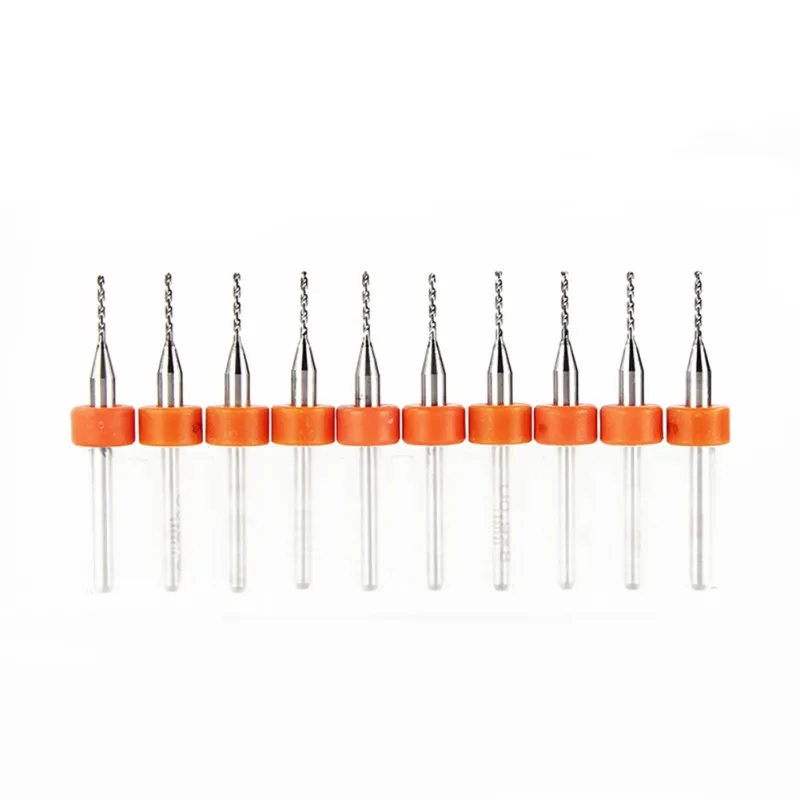 New 0.9mm 10pcs Carbide Dremel PCB Drill Bits Print Circuit Board Mini