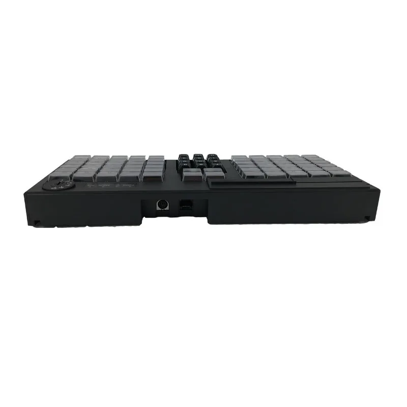 KB76 76 teclas POS Teclado programable con MSR USB opcional/PS2 rico Interfaces para la elección