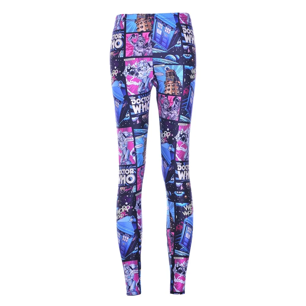 Summer Women's Leggings 3D Comic Jegging Digital Printed Doctor Who Capris Legging Fitness Pants Drop Shipping Summer Women's Leggings 3D Comic Jegging Digital Printed Doctor Who Capris Legging Fitness Pants Drop Shipping