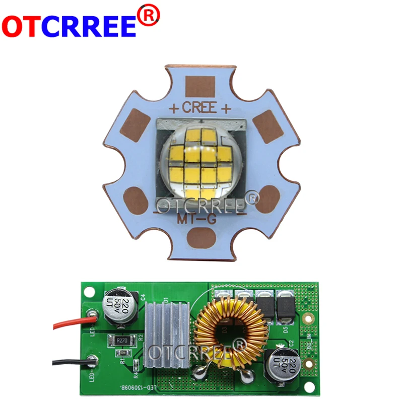 Cree XLamp CXA MTG 18-24 Вт 36 в теплый белый 36 В высокая мощность светодиодный излучатель диод+ DC12-24V 20 Вт драйвер для автомобиля/Точечный светильник