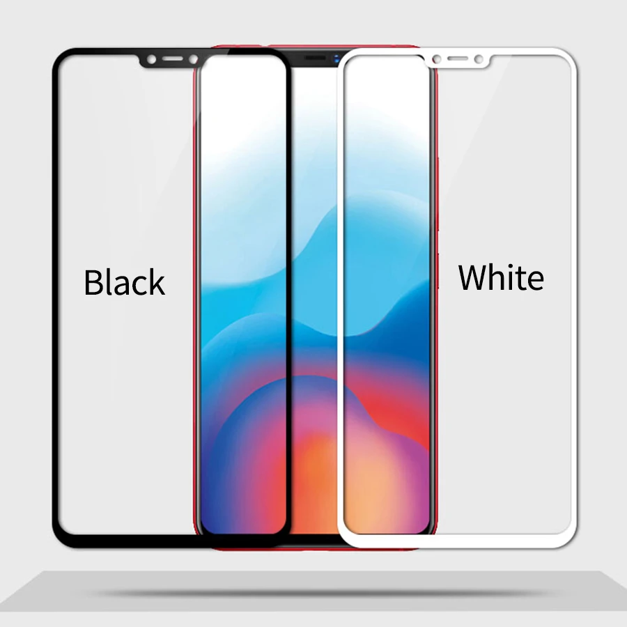 2 шт. стекло для OnePlus 6 закаленное стекло One Plus 6 6 T Защитная пленка для экрана 2.5D цвет полное покрытие экран OnePlus6t Plus 6 стекло